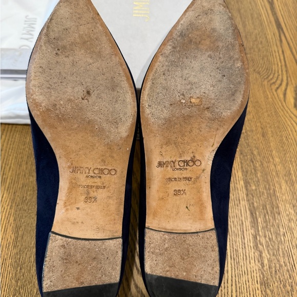 JIMMY CHOO Romy suede ballet flats - Navy - - Picture 10 of 13
